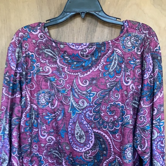 PM PXL Emily Daniels paisley floral print top - Picture 11 of 16